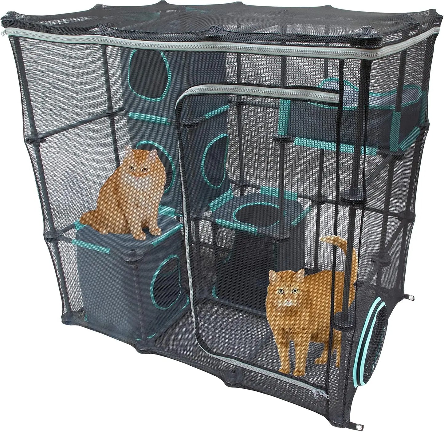 City Outdoor Catio Furniture and Play Kits for Cats Outdoor Mega Kit