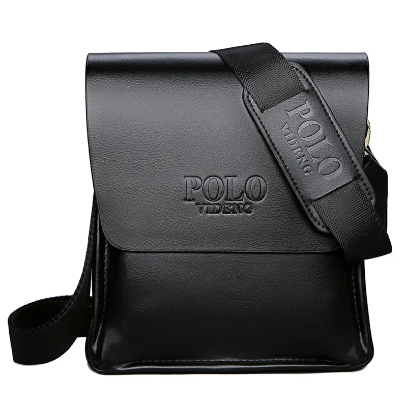 Leisure Business Single Shoulder Bag Polo Vertical Bag for Men Trendy Inclined Shoulder Bag
