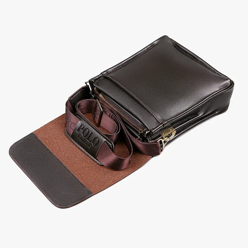 Leisure Business Single Shoulder Bag Polo Vertical Bag for Men Trendy Inclined Shoulder Bag