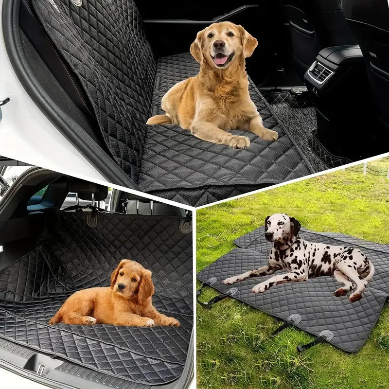 Advanced Car Seat Cushion, Rear Seat Car Seat Cover Protective Cover, Waterproof Bench Car Seat Cover, Anti-Slip Rear Seat Cover for Most Cars, Trucks, Suv, Black