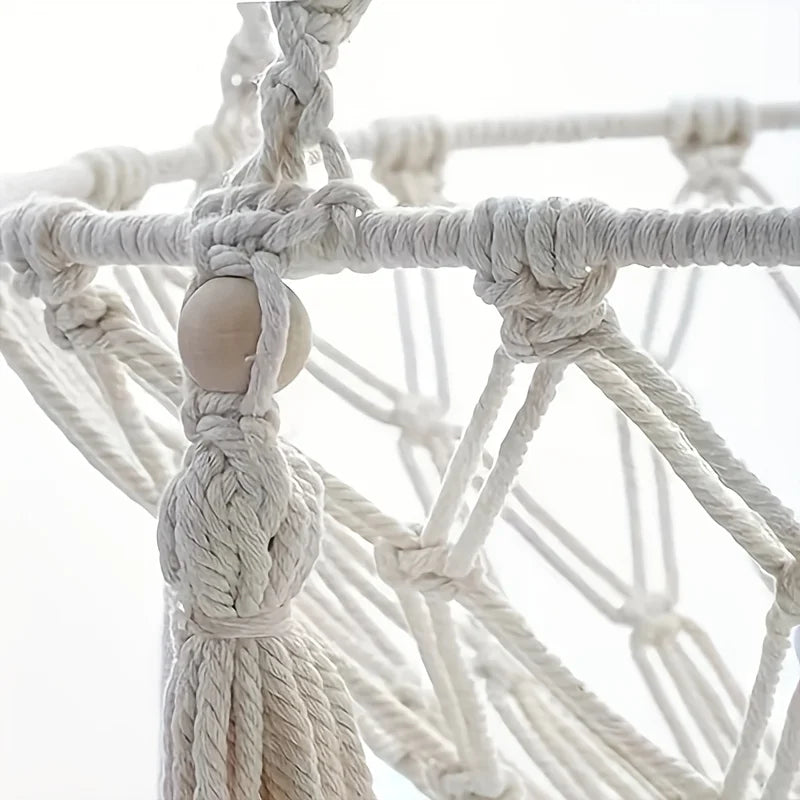Extra Large Hand-woven Cotton Rope Cat Hammock 40cm/15.75in Super Load-bearing Durable Fits 2 Cats | 24-hour Shipping