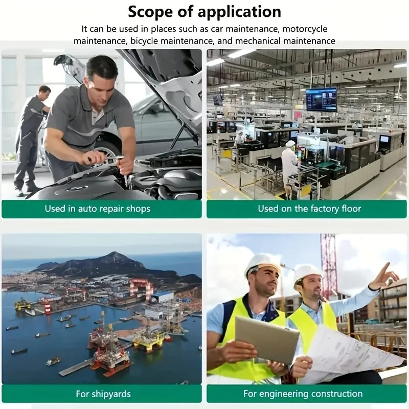 46-Piece Professional Auto Repair Tool Set - Portable Ratchet Wrench Kit with Storage Case