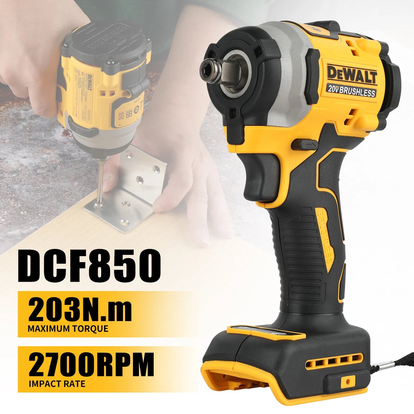 2025 DeWalt Lithium Brushless Electric Screwdriver Impact Tool
