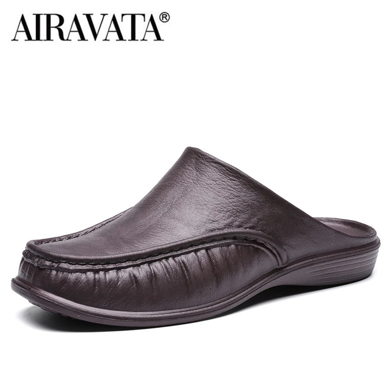 Men EVA Slippers Slip On Flats Shoes Fashion Beach Sandals Home Shoes Size 40 to 47