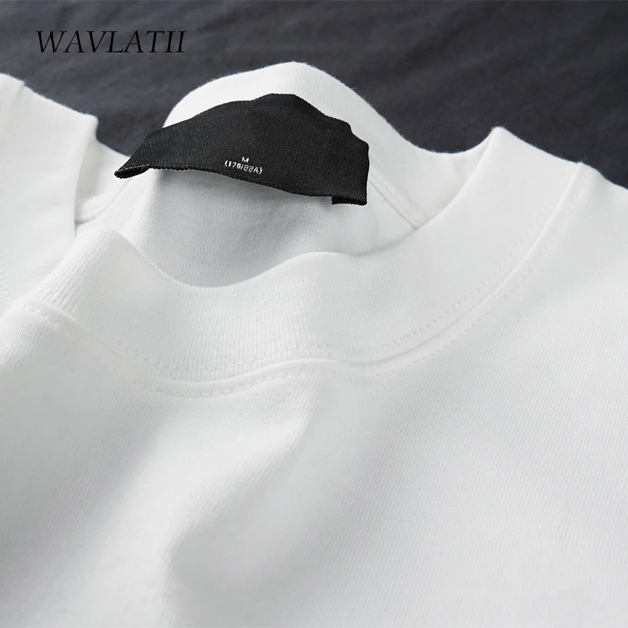Wavlatii Oversized Summer T Shirts for Women and Men Brown Casual Korean Streetwear Tees Unisex Basic Solid Cool Tops