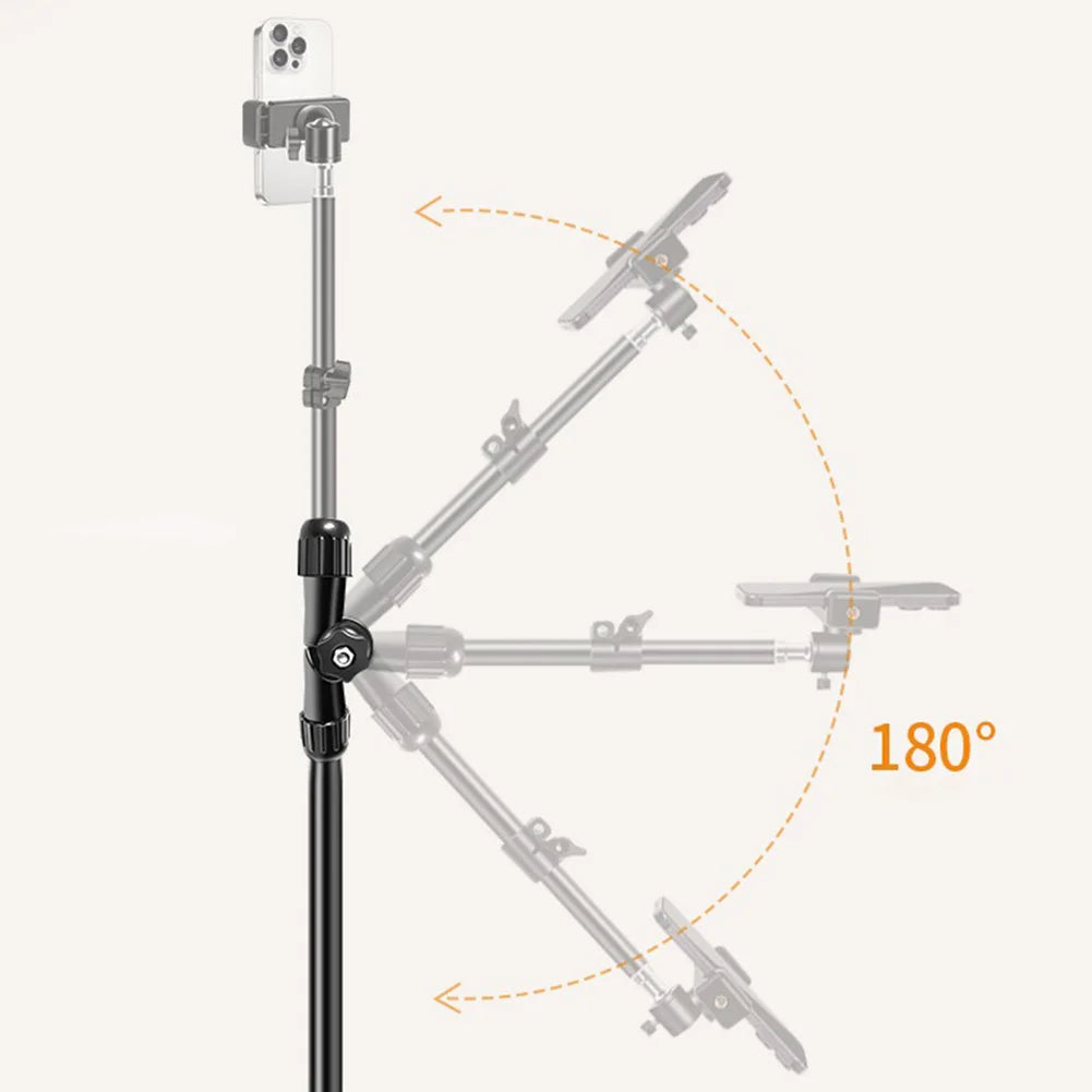 Horizontal Overhead Tripod Adjustable Horizontal Stand for Filming Video Recording Live Stream