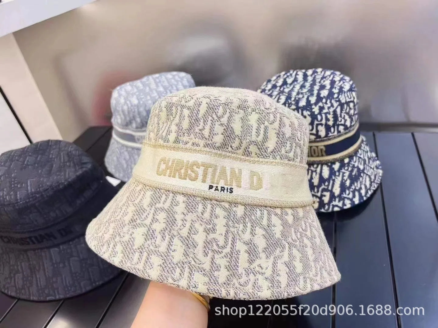 High Quality Lettering Embroidery Sun Block Hat Landscape Painting Fisherman Hat Ladies Outdoor Four Seasons Bucket Hat