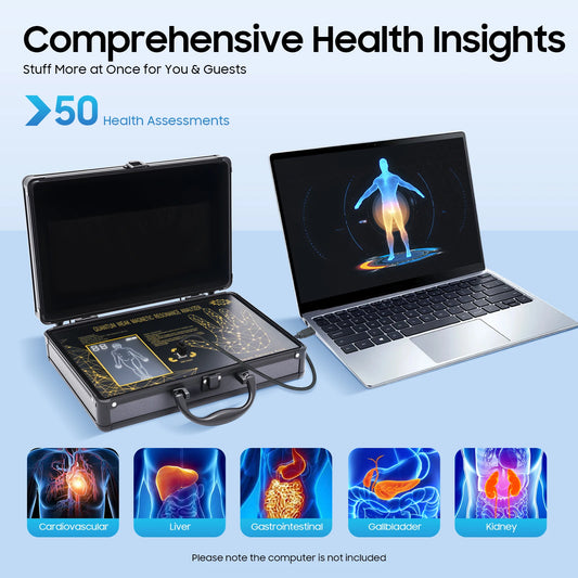 Quantum Analyzer, Wide Compatibility Comprehensive Health Insight Non-Invasive Safety for Home Use Clinic Medical Checkup Center