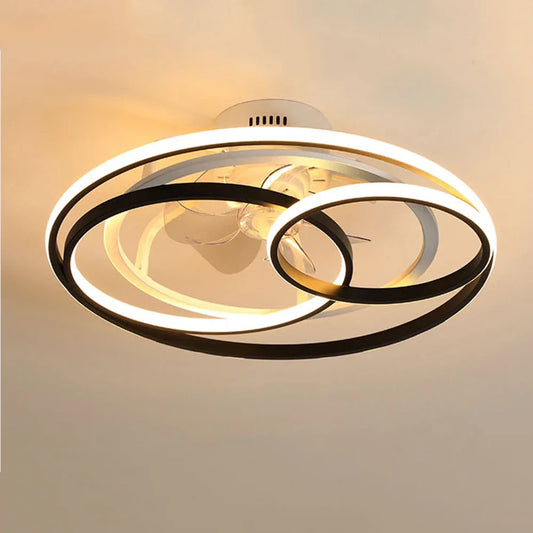 20 Inch Round LED Ceiling Light Modern Ring Design for Rooms