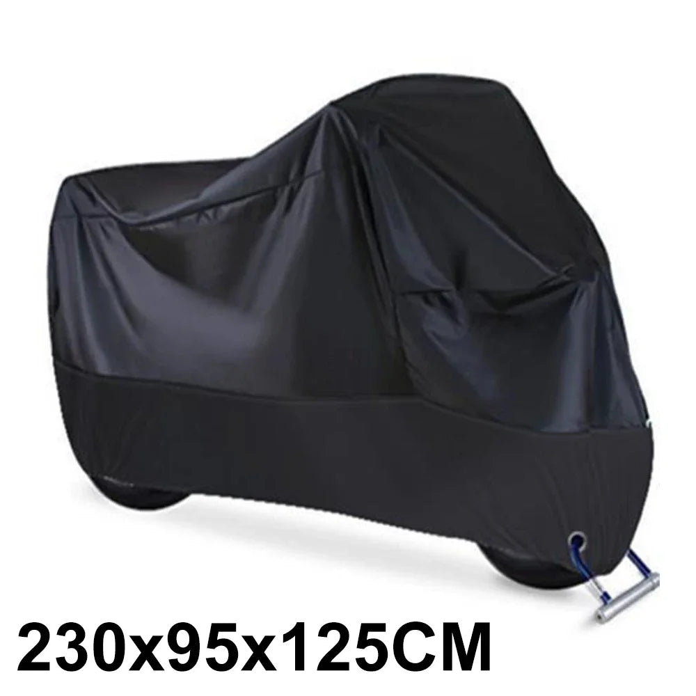 Motorcycle Cover Waterproof Outdoor Indoor Scooter Wear Resistant Fabric All Season Dustproof UV Protective