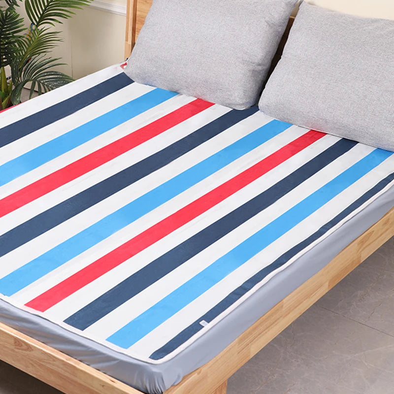 Electric Heating Flannel Blanket Automatic Thermostat Double Body Warmer Bed Mattress Electric Heated Carpets Mat Pad EU 220V