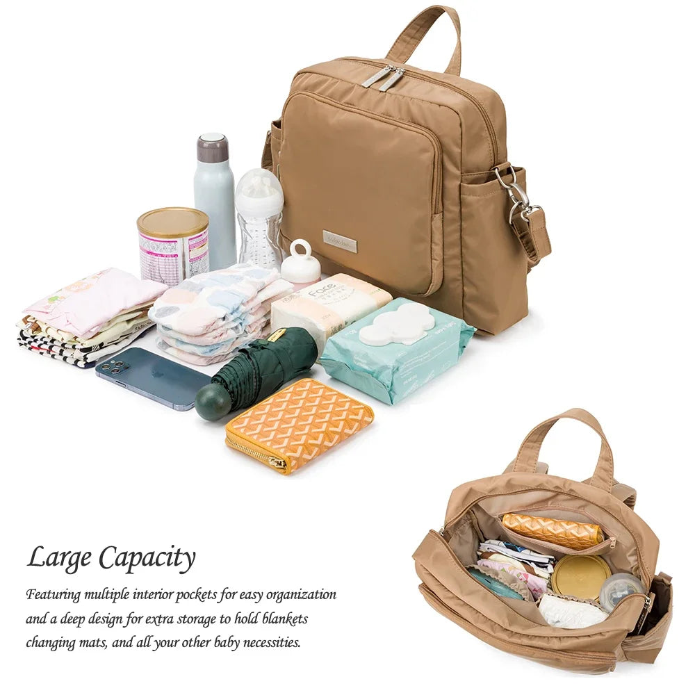 Soboba Waterproof Diaper Bag Backpack Large Capacity Travel