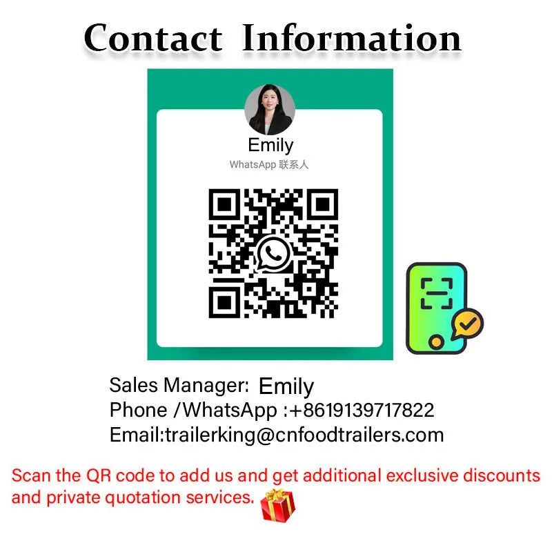 Best Selling Mobile Bar Station BBQ Pizza Trucks  Food Cart Coffee Trailer Food Truck Mobile Kitchen Fully Equiped