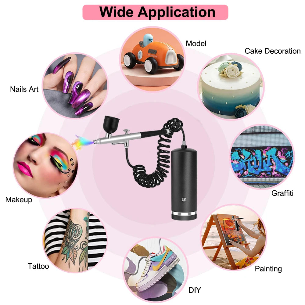 Airbrush With Compressor Mini Spray Gun For Painting Electric Paint Gun Airbrush Compressor