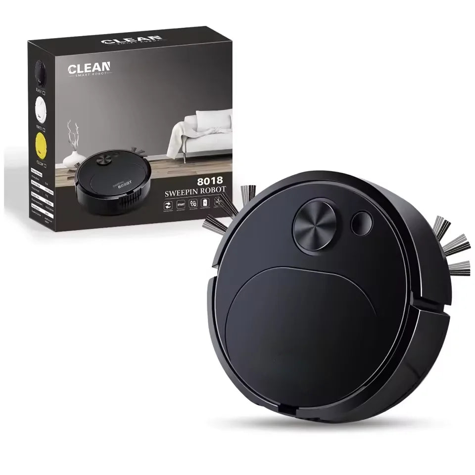 New USB Sweeping Robot Vacuum Cleaner Mopping 3 In 1 Smart Wireless 1500Pa Dragging Cleaning Sweep Floor for Home and Office