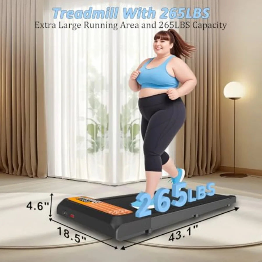 Fold Under Desk Treadmill With Incline And Led Display