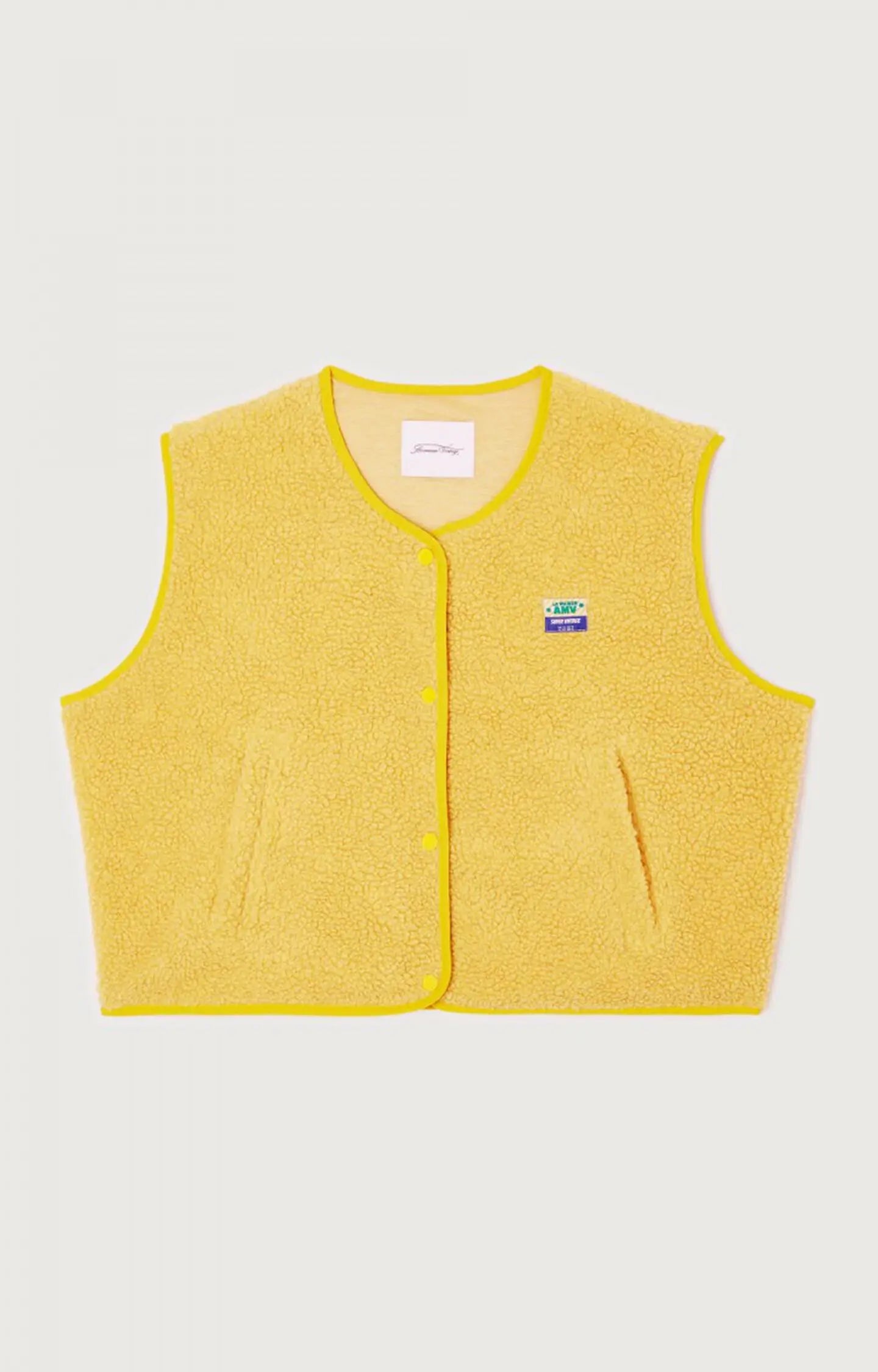 Fashion Casual Single Breasted Lamb Vest For Women Sleeveless Pockets O Neck Top 2025 Lady Spring Wool Blended Coat