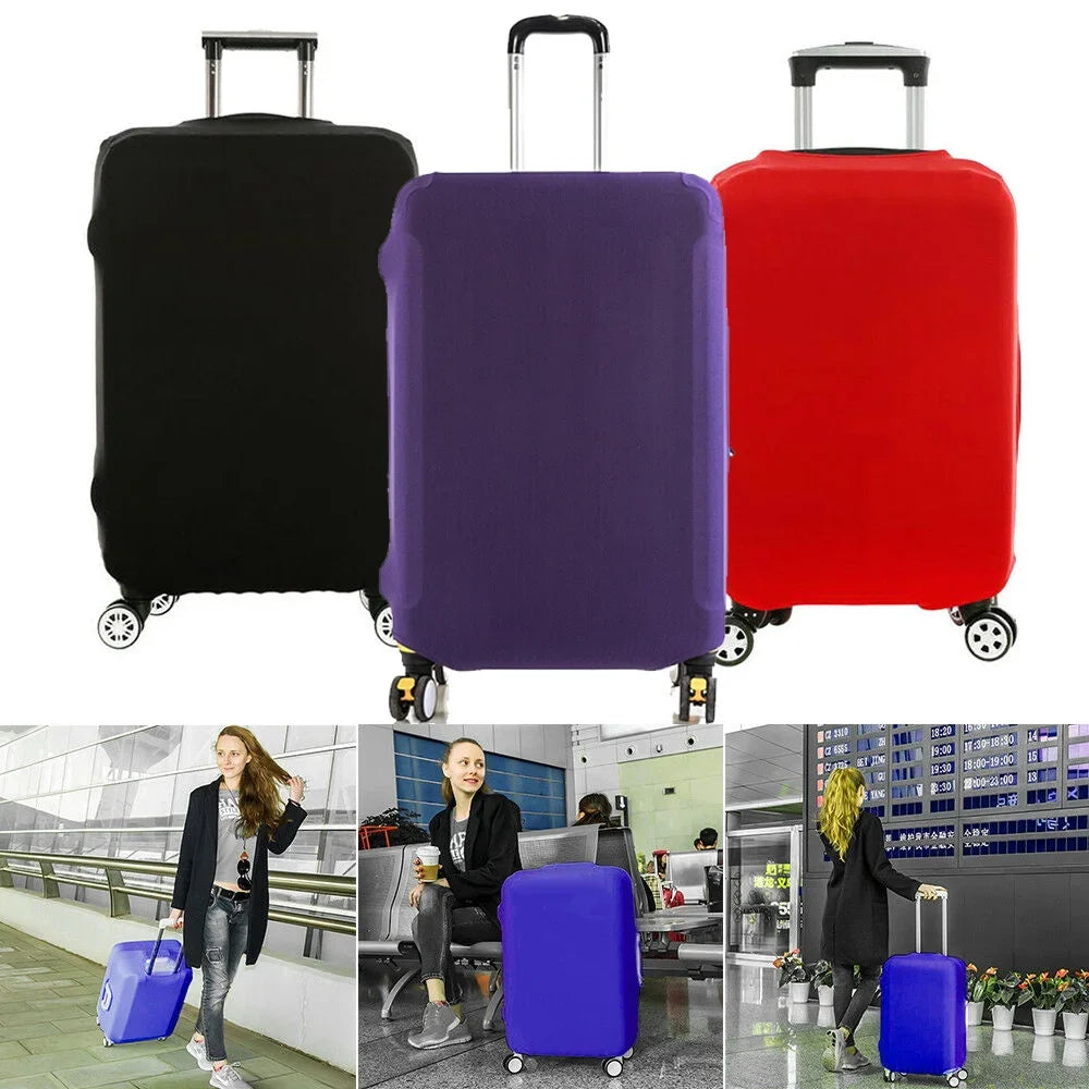 Don’t Touch Me Printing  Luggage Cover Travel Suitcase Protective Cover Elasticity Dust Covers Suitable for 18-32 Inch Suitcases