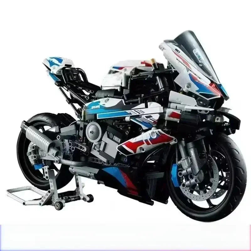 New Hot Professional Motorcycle Assembly Kit DIY Building Blocks Challenge Birthday Gift for Young Boys Creative Holiday Present