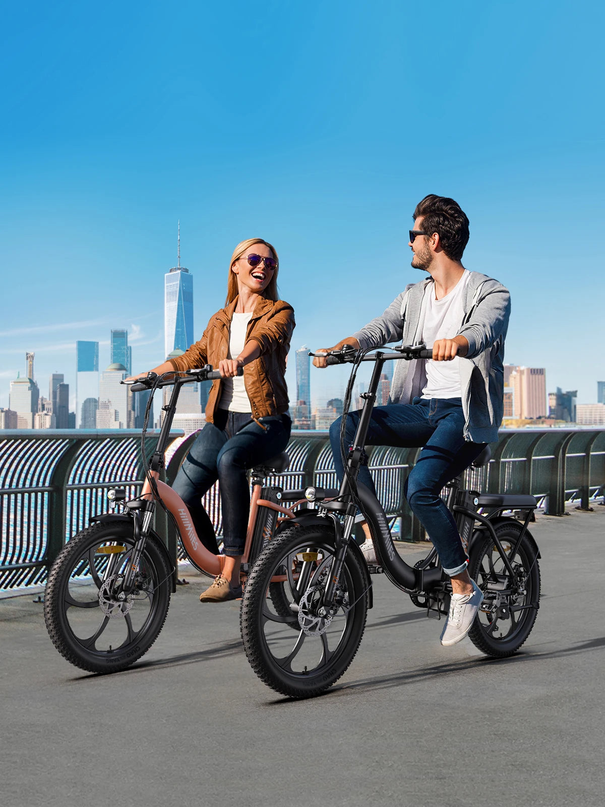 MilePort 1 Folding E-Bike with 750W Motor and 36V 13AH Battery for Mountain and Urban Commuting
