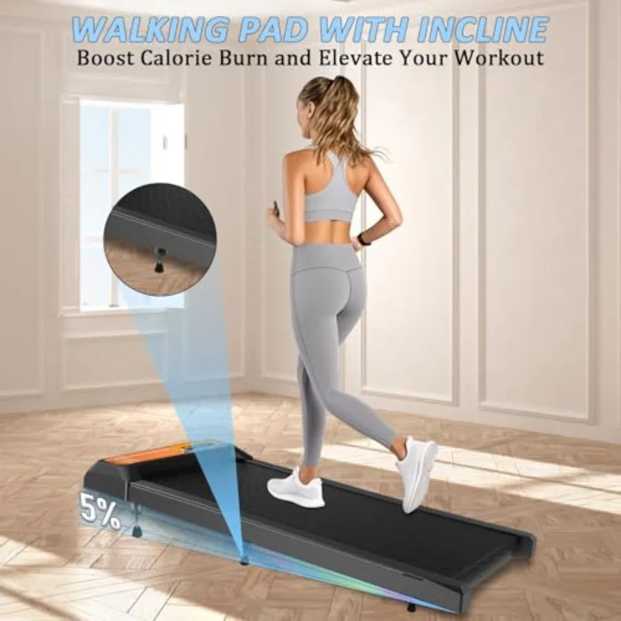 Fold Under Desk Treadmill With Incline And Led Display