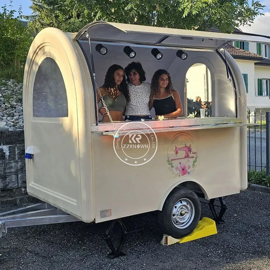 Shaved Ice Cart And Food Trailer Mobile Street Vendor