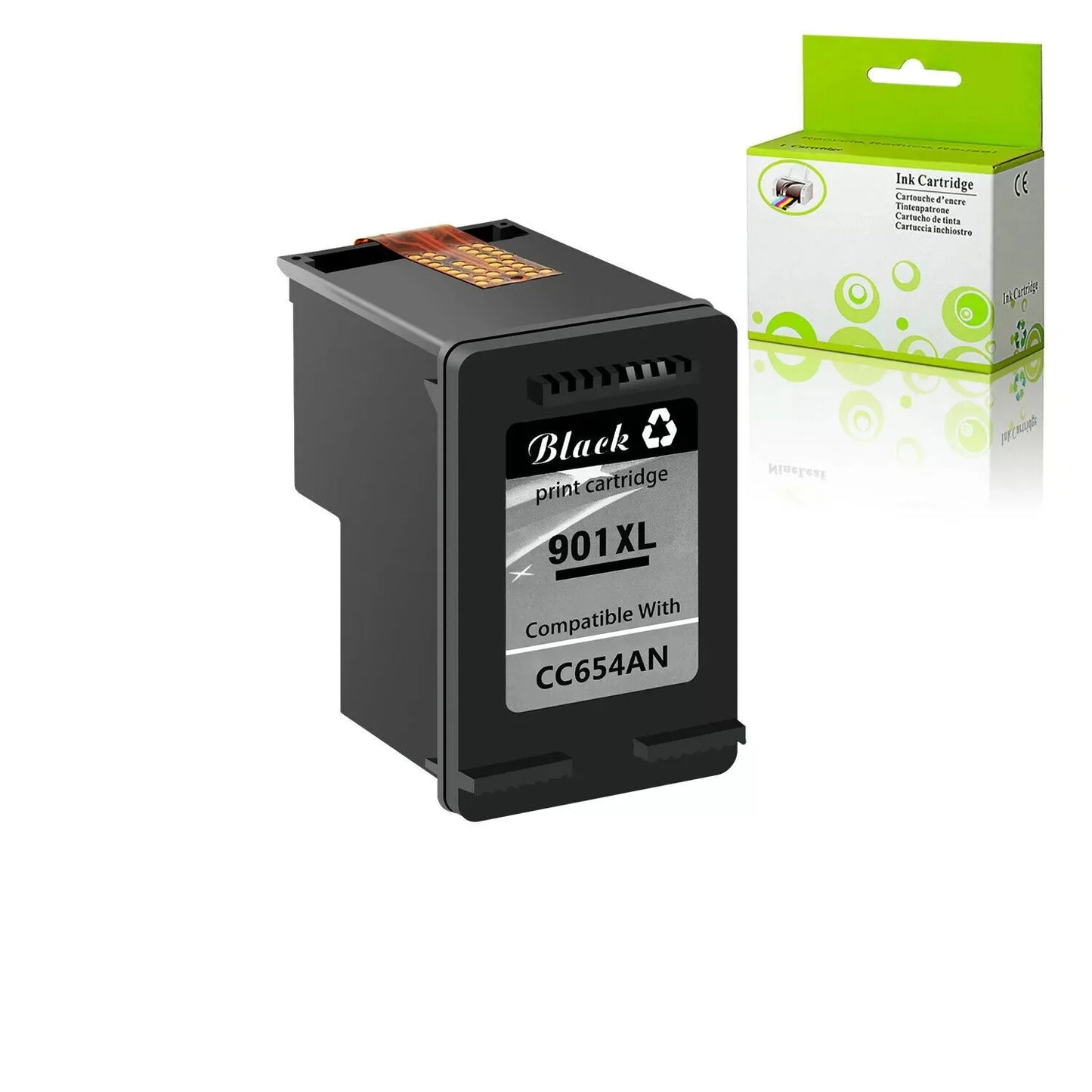 901XL Ink Cartridges High Yield Black Tri Color Replacement for HP Officejet Printers