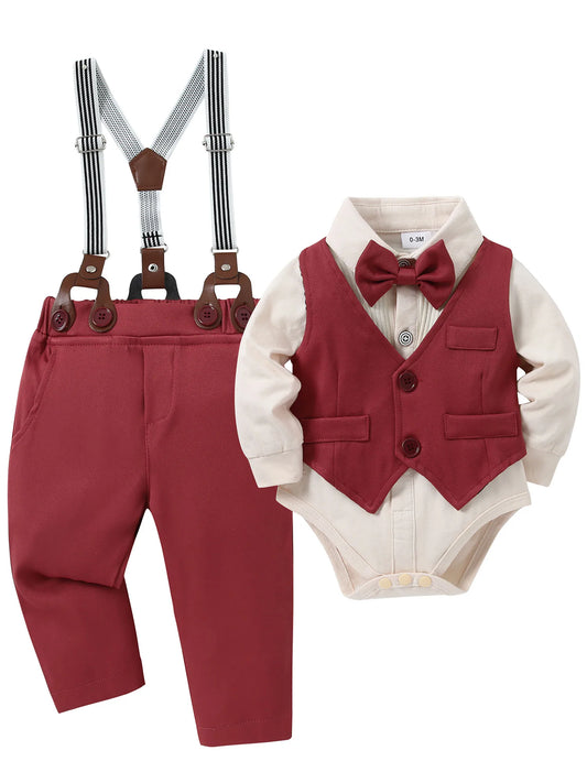 Baby Boy Clothes Wedding Outfit Suits 0 To 18 Months Set