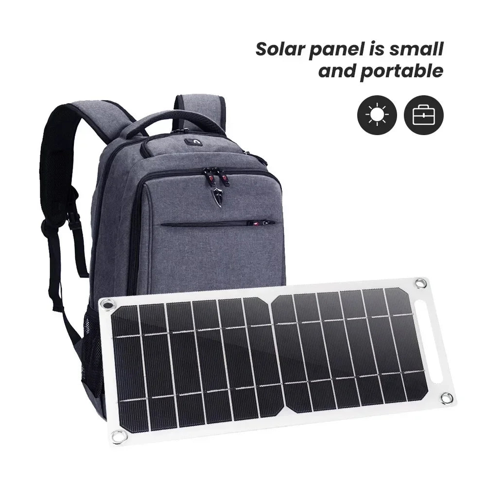 Wholesale Solar Panel 1 to 14 Pieces USB Waterproof Outdoor Hiking Camping Portable Battery Mobile Phone Charging Bank Charging Panel