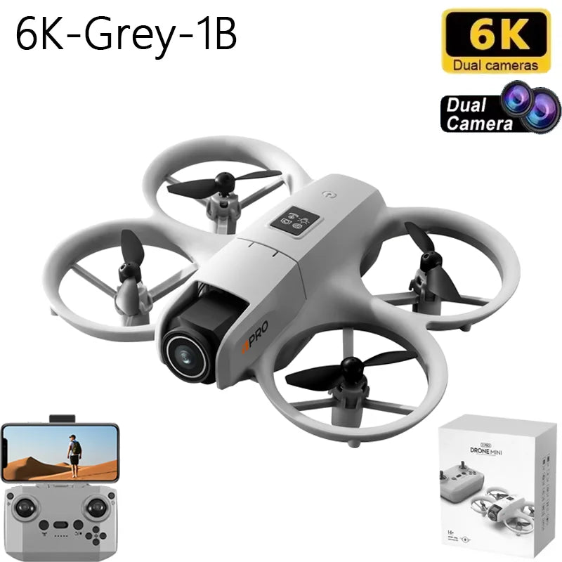 I1PRO Mini Drone Professional 8K HD Camera Drone 5G WIFI FPV UAV With Screen Remote Control Aerial Quadcopter Toy Gift