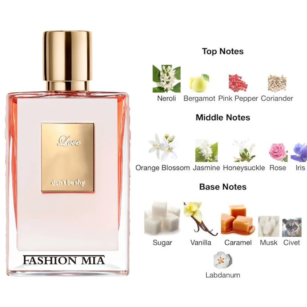 50ml Don't Be Shy Women Perfume Long Lasting Atomizer Sexy Lady Fragrance Wood Colognes Unisex Dating Fragrance