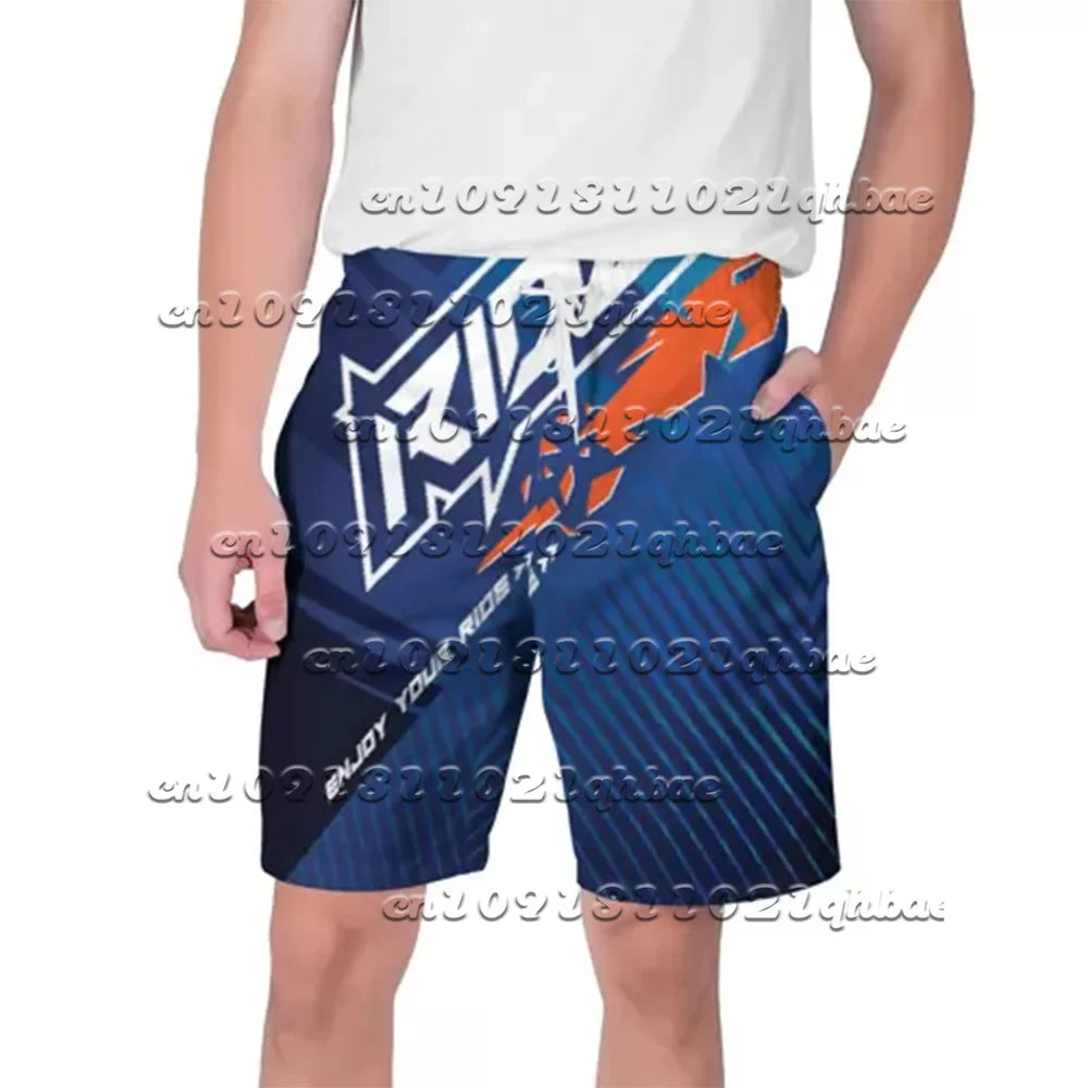 2025 Motorcycle Summer Breathable Quick Drying Sports Shorts Fox Cycling Shorts Men and Women Fashionable Casual Beach Shorts