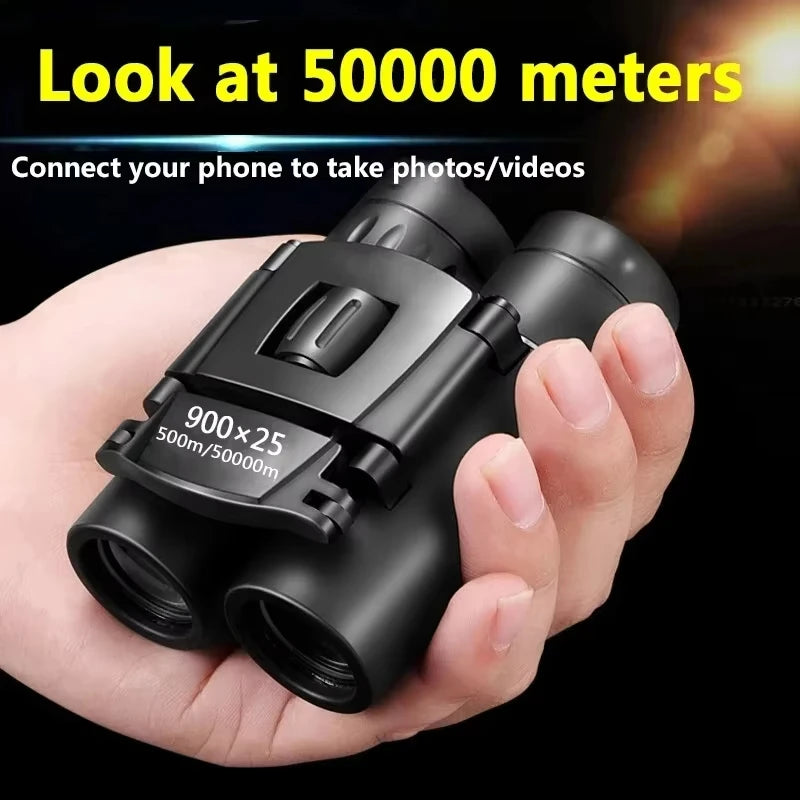 High Definition 900x25 Binoculars Portable Long Distance Telescope for Outdoor Sports Hunting Camping Travel Gift