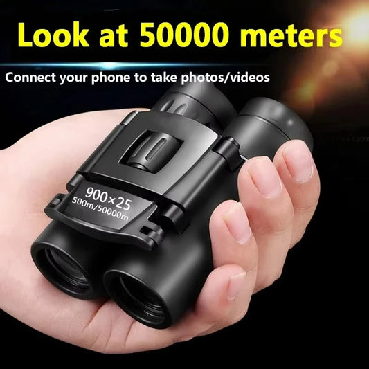 High Definition 900x25 Binoculars Portable Long Distance Telescope for Outdoor Sports Hunting Camping Travel Gift