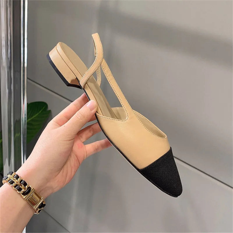 All Match Flat Shoes Women Sandals Non Slip Soft Leisure Shoes Mixed Colors Comfort Low Heel Femme Thick Bottom Designer Shoes