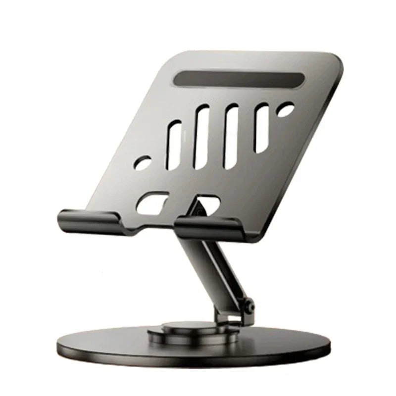 360 Degree Tablet Desk Mobile Phone Holder Stand Foldable Lazy Bracket Adjustable Alloy Aluminum Desktop Mount For iPhone iPad Samsung