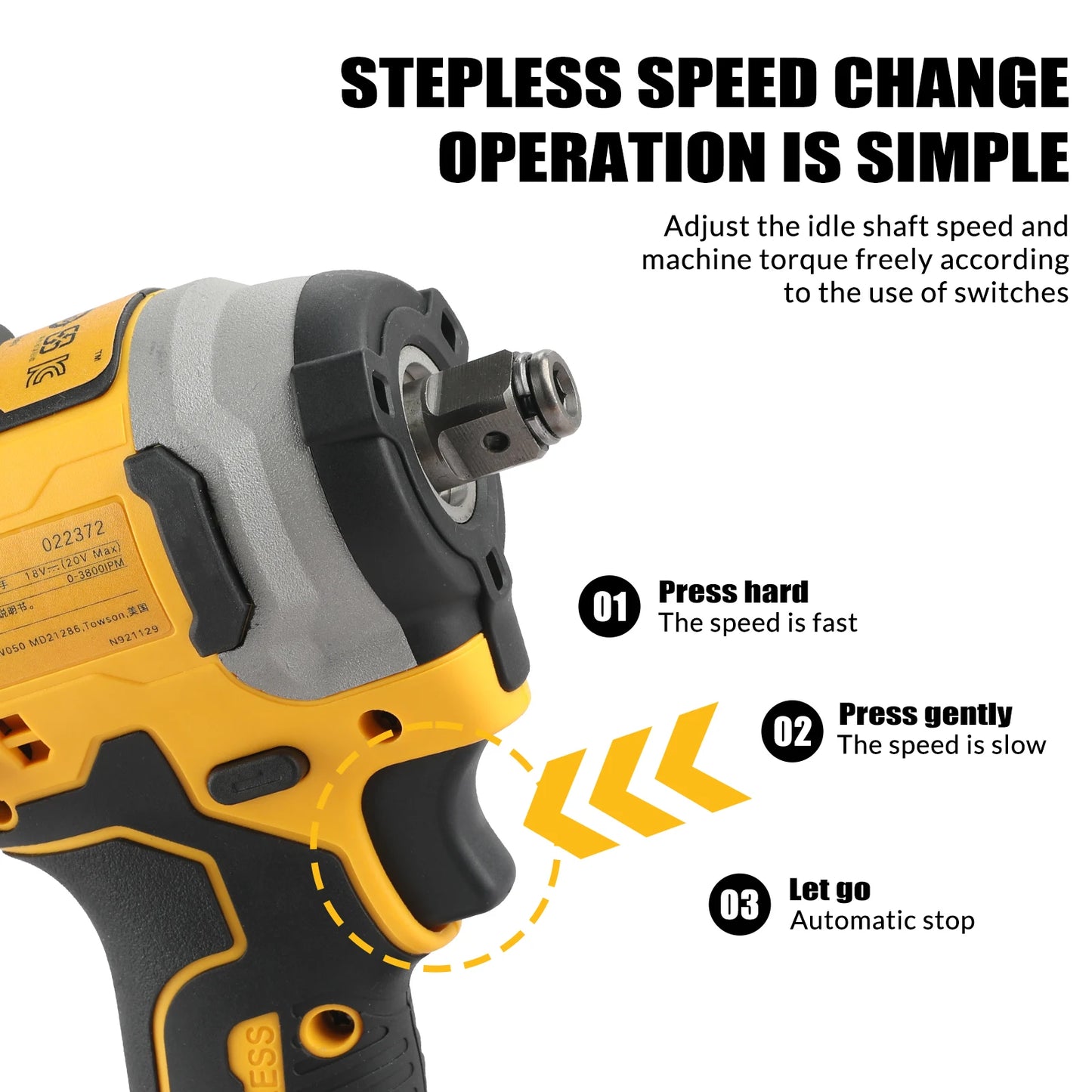 2025 DeWalt Lithium Brushless Electric Screwdriver Impact Tool