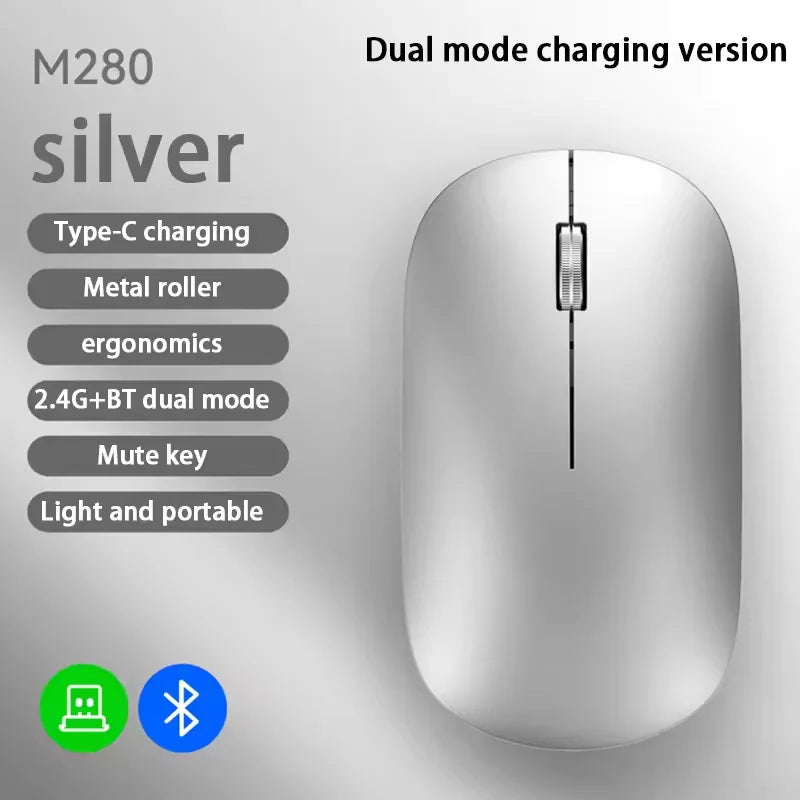 Xiaomi Wireless Mouse Type C Charging Silent Click Portable Ergonomic Lightweight Office Gaming Mouse