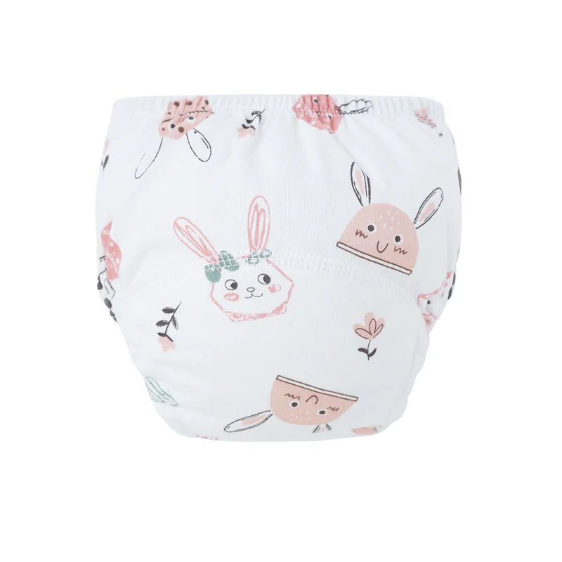 3 Pcs Baby Diaper Training Pants for Girls and Boys Washable Infant Cloth Diapers Reusable Kids Underwear Toddler Shorts