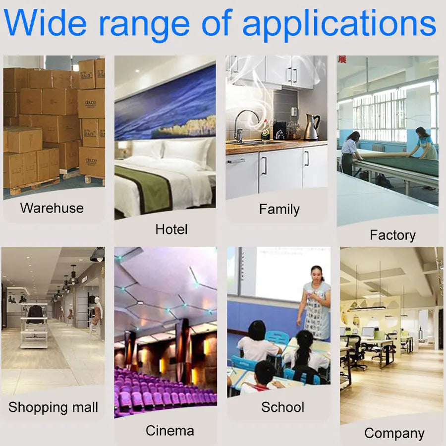 Smart Smoke Detector Fire Alarm with App Real Time Alerts Wireless Smoke Sensor Works with Tuya Smart Life App for Home Security