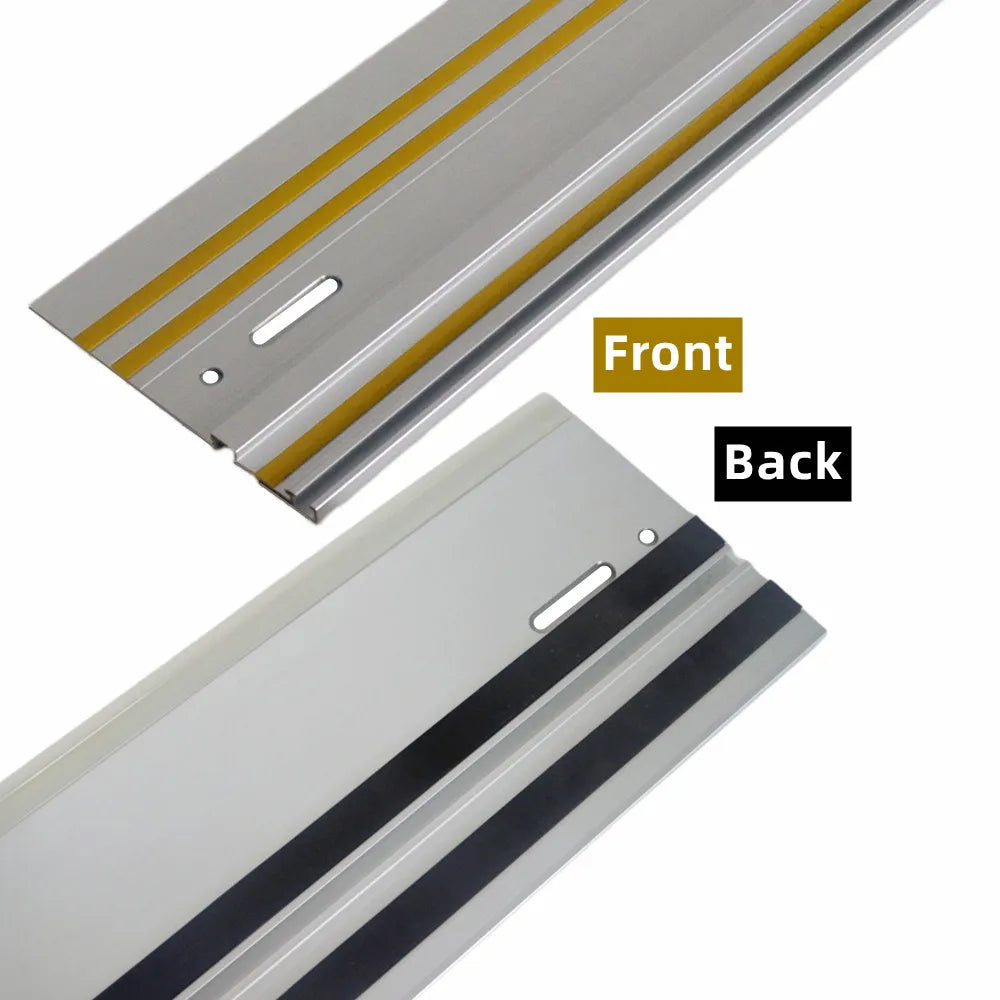 Track Saw Guide Rail Aluminum Extruded Guided Rails for Circular Saw Repeatable Rip Cuts Optimized Bevel and Straight Cuts