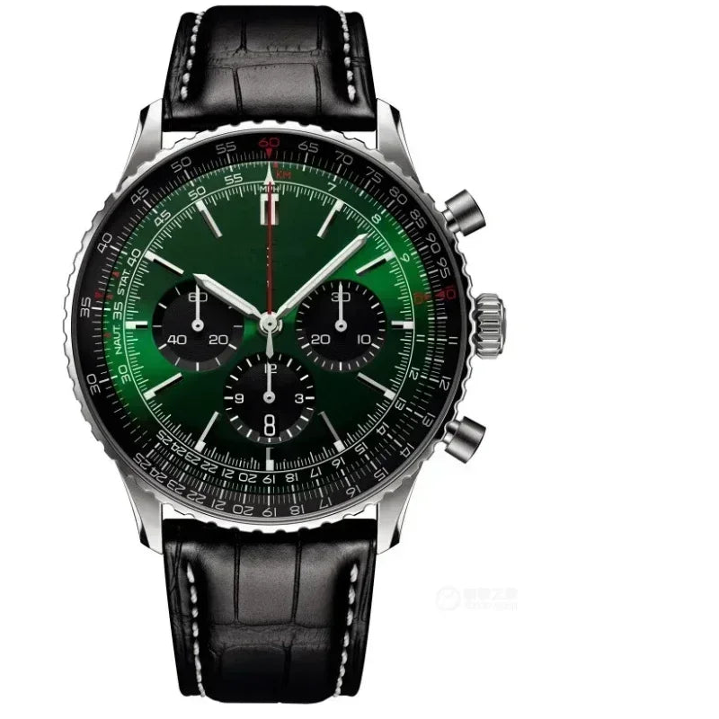 2025 Luxury Brand Men's High Quality Fashion Quartz Watch Multi-Function Chronograph Plastic Case Date Gift AAA Clocks