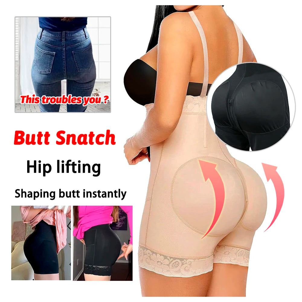 Belly Slimming Panties High Waist Girdles Shorts Colombian Shapers BBL Abdominal Reducing Corset Buttock Lifter Female Underwear