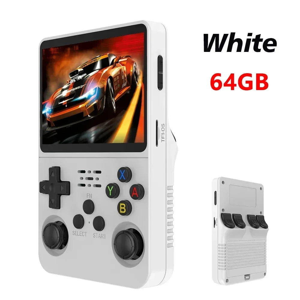 128GB Open Source R36S Video Game Console with 3.5 Inch Screen and 15000 Games