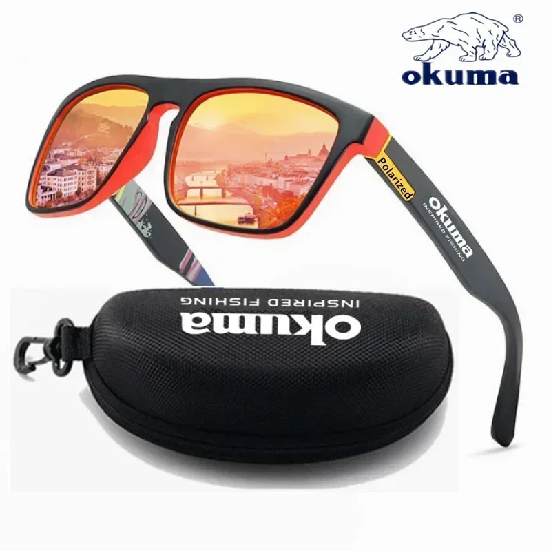 Okuma Polarized Sunglasses UV400 for Men and Women Outdoor Activities Hunting Fishing Driving Biking
