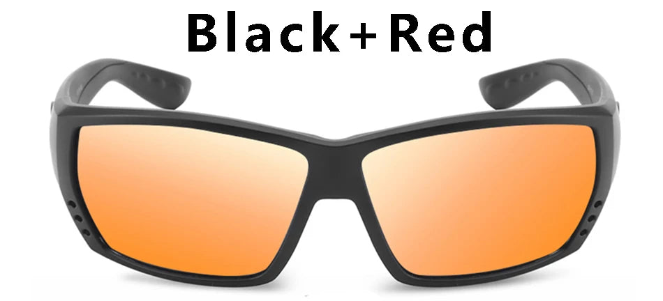 Square Sunglasses for Men and Women Classic Tuna Alley UV400 Mirror Driving Sport Eyewear