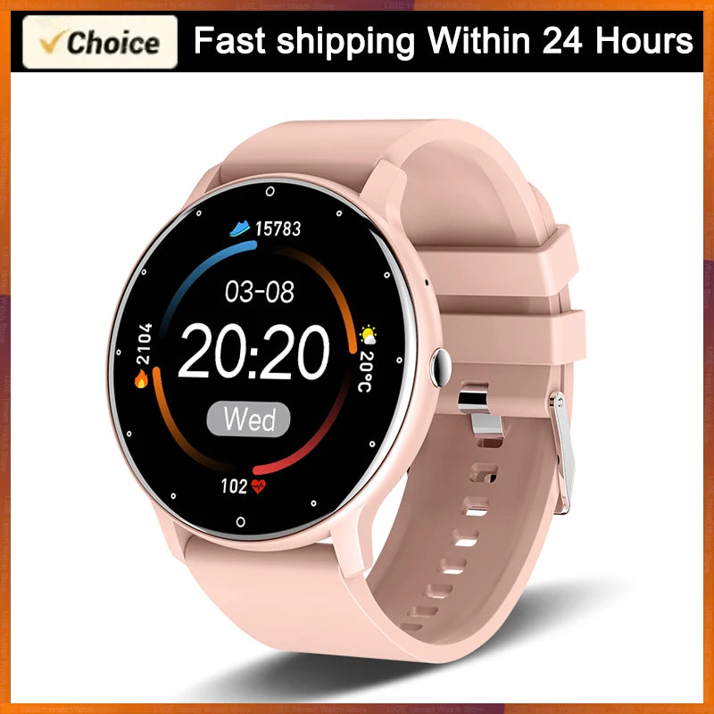 LIGE 2024 Smart Watch Women Men Lady Gift Sport Fitness Watches Heart Rate Monitor Waterproof Smartwatch For Xiaomi Android IOS