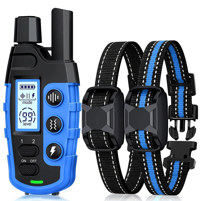 3300 Feet Electric Dog Training Collar Remote Control Waterproof for 5 to 120 Pounds Puppy with Shock and Vibration