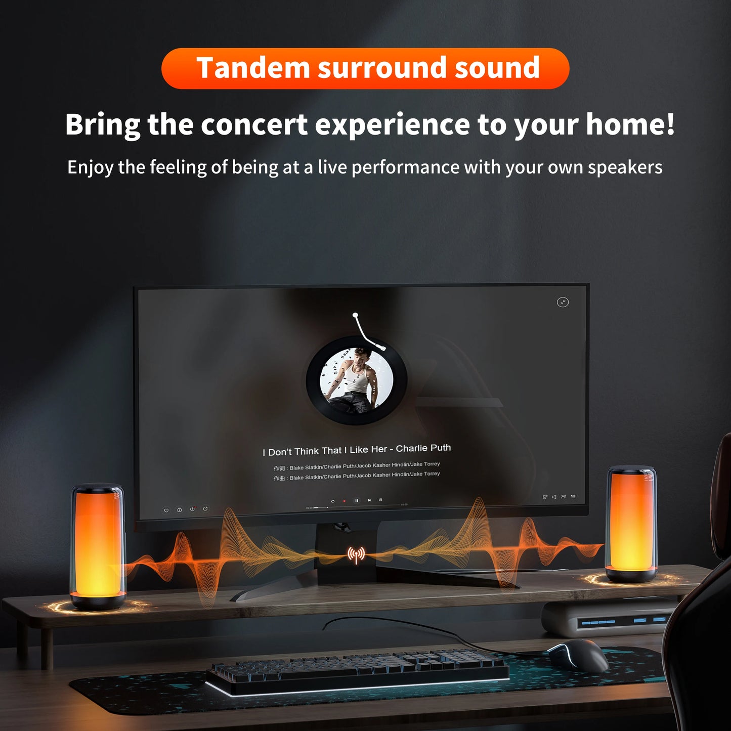 QERE Bluetooth Speaker with Hi-Res 10W Audio,Wireless HiFi Portable Speaker IPX5 Waterproof,Outdoor Multiple connection modes,