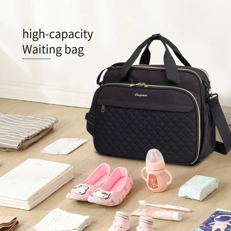 Multifunctional Maternity Stroller Diaper Bag Waterproof